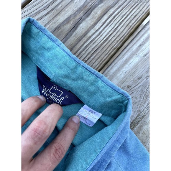 VTG Mens Woolrich Color Block Shirt - Picture 4 of 7